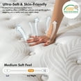 thumbnail image 3 of Queen Rose 10'' Full Size Mattress Hybrid Memory Foam Mattress, Medium Firm, Pressure Relief, Mattress in a Box, 3 of 13