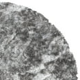 thumbnail image 6 of SAFAVIEH Ocean Trellis Solid Plush Polyester Shag Area Rug, Silver, 6' x 6' Round, 6 of 6