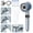 Blue, variant on Ion Drops Shower Head, High Pressure Shower Head and Hose Set with 4 Filters, 59‘’ Hose & Bracket, 4 Spray Modes & Pause Switch, Ion Drops Filtered Showerhead with Handheld, Gray
