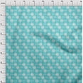 thumbnail image 3 of oneOone Georgette Viscose Fabric Check Kasuri Decor Fabric Printed BTY 42 Inch Wide, 3 of 4