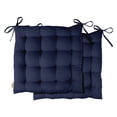 thumbnail image 1 of Vargottam Set of 2 Comfortable Chair Pads Seat Cushion with Full-Length Ties for Non-Slip Support Polyester Filling for Dining | Office | Kitchen Reduces Pressure & Washable, 1 of 9
