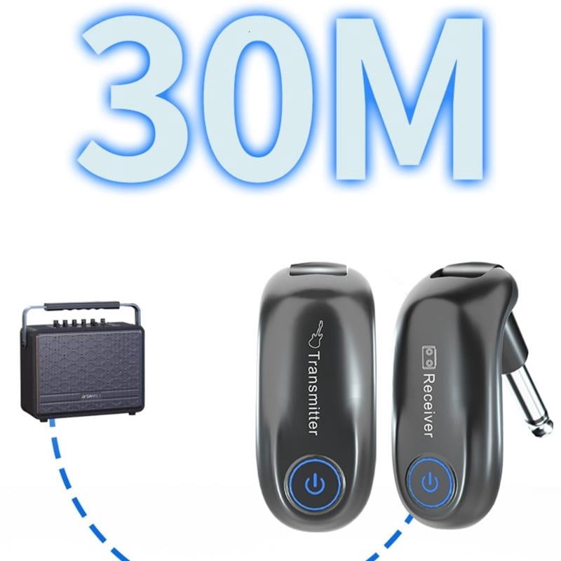 lanema Wireless Guitar System Transmitter and Receiver Suitable for Multiple Instrument