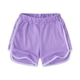 thumbnail image 3 of 3-Pack Kids Girls Summer Cotton Shorts Children Gym Dance Sports Hot Short Running Pants, 3 of 8