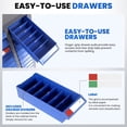 thumbnail image 7 of Steel Bolt Bins Parts Cabinet Tool Storage Cabinet, 75 Drawers Bolt and Nut Organizer with Drawers & Dividers, Alloy Steel Frame for Shop Garage Workshop, 7 of 7