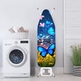 thumbnail image 3 of HELLHERO Butterflies Pattern Ironing Board Cover Elastic Edge Home Protective Cover Polyester Fiber Fabric for Home Accessories, 3 of 5