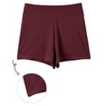 thumbnail image 5 of Womens Swim Shorts Bathing Suits Bottoms Swimsuit Bottoms Wine M, 5 of 5