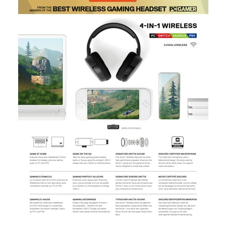 SteelSeries Arctis 1 Wireless Black