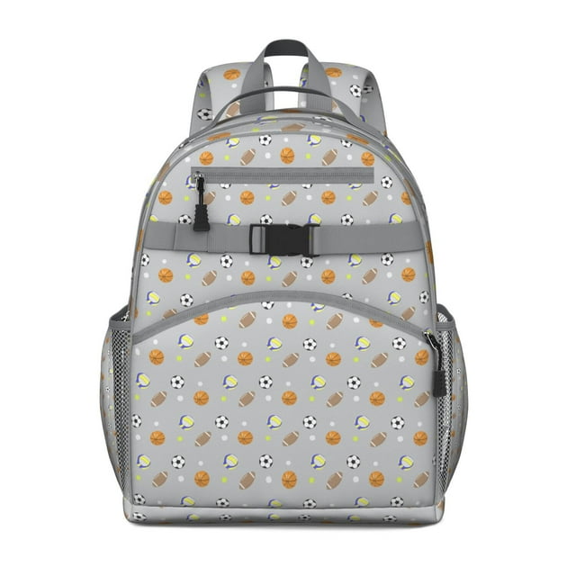 Athlete Toddler Backpack Spacious Adjustable Shoulder Straps Chest Buckle Durable Backpack For Student