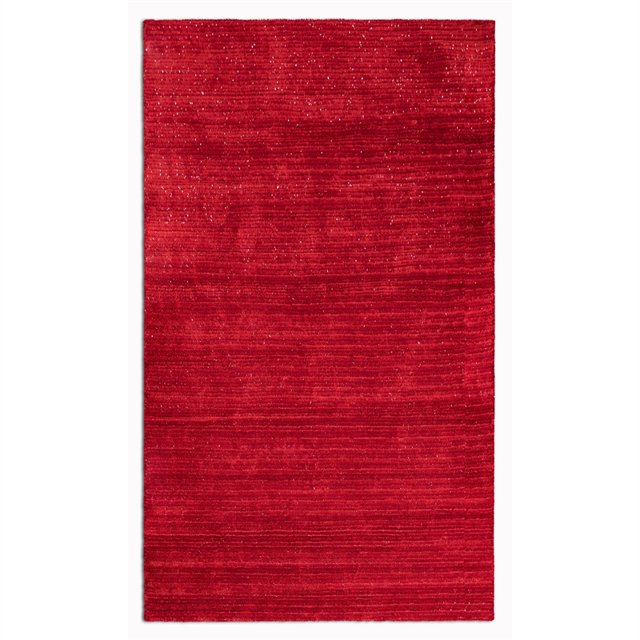 Global Furniture USA Luna Solid Color Red 8x10 Rug