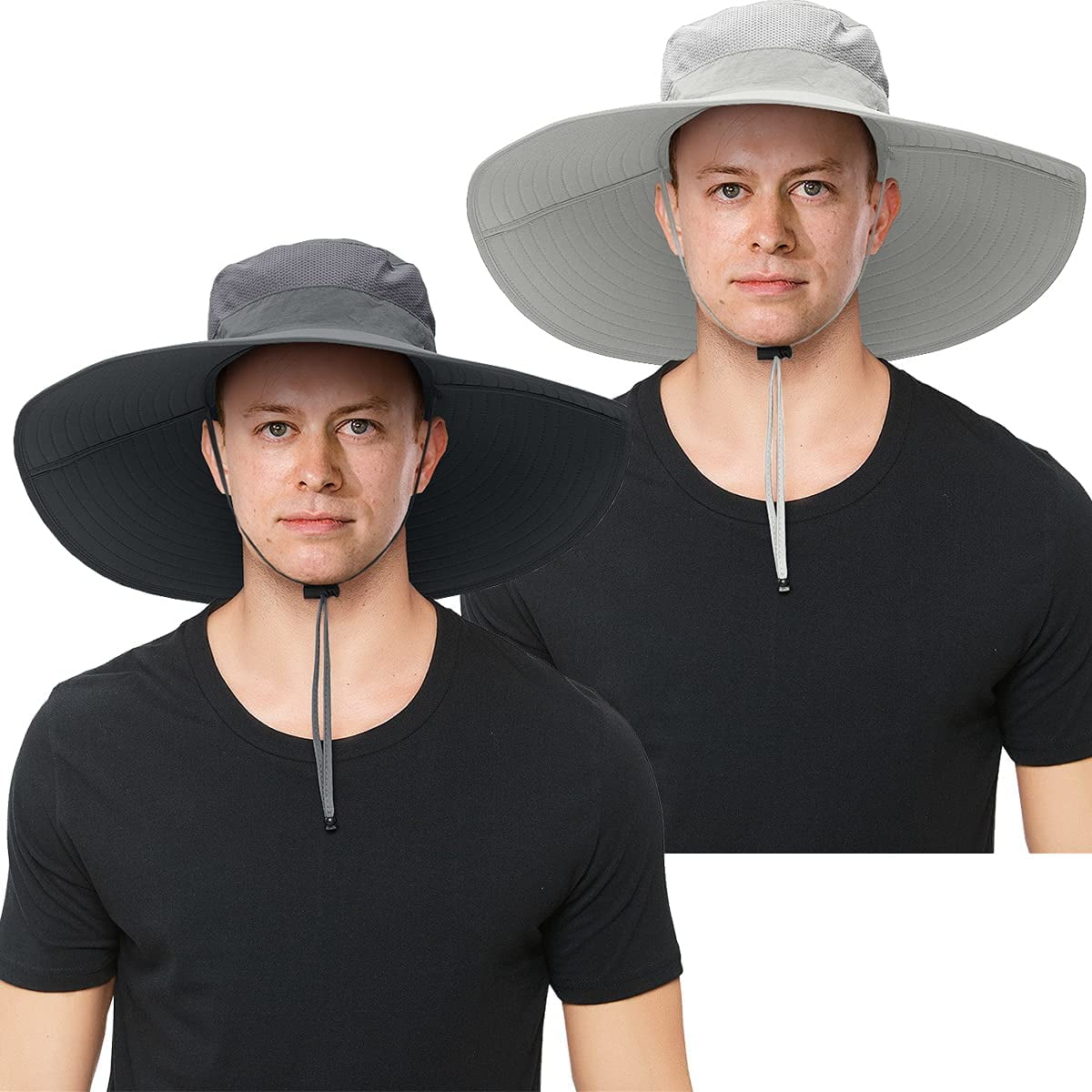 Mens Super Wide Brim Sun Hat UPF50+ UV 