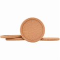 thumbnail image 1 of wonima02 Natural Round Cork Coasters for Drinks with Lip Edge Absorbent Heat and Water Resistant Reusable Durable Saucers for Bar Glass Cup/Mug Coffee Coasters (4, PCS), 1 of 1