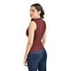 thumbnail image 3 of Blusa sin mangas con cuello alto /Juvenil, 0238 (Vino) vino CH, 3 of 4
