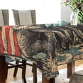 thumbnail image 3 of YAZAOO Square Tablecloth Elephants Painting Pattern Tableclothes, 3 of 9