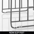 thumbnail image 4 of mDesign Metal Wire Pot/Pan Organizer Rack for Kitchen, 8 Slots - Dark Gray, 4 of 8