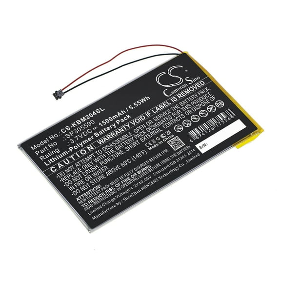 1500mAh SP305590 Battery for Kobo Aura HD N204-KBO-B