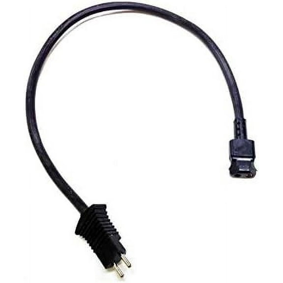 Replacement Part For Fitall 19" Black Male, Femaie Ends Pigtail Cord With Polarized Plug # FA-3085