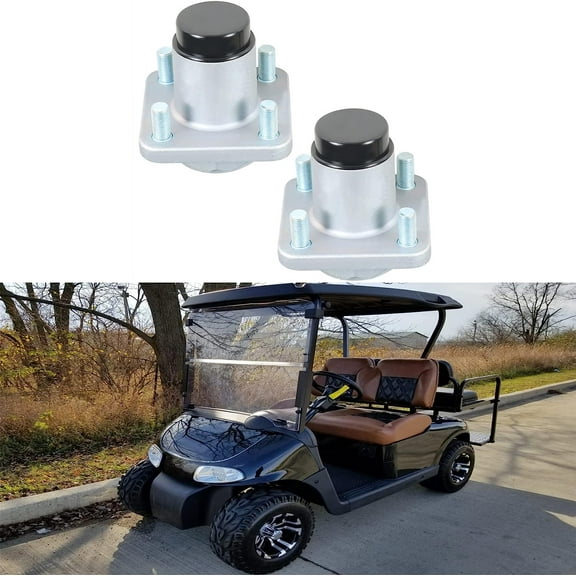 munirater 2 - Pack Golf Cart Front Wheel Hub Assembly Replacement for EZGO RXV Gas & Electric 2008 - Up 609603