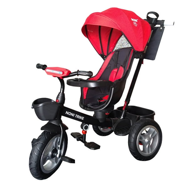 Triciclo 3 en 1 Angelin Baby  Llanta de Aire Rojo