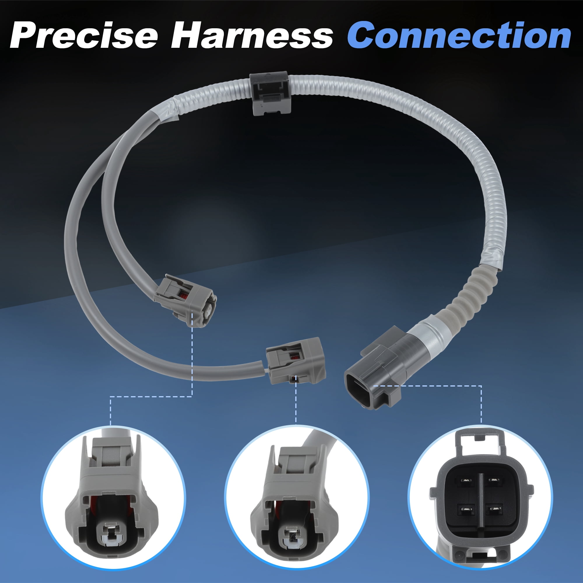 Unique Bargains 1Set 8961512090 Knock Sensor with Harness Set for Lexus ES300 RX300 2000-2003 for Toyota Avalon Camry Highlander Sienna Solara Celica