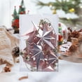 thumbnail image 4 of JeashCHAT 12 Pcs Christmas Star Ornaments, Plastic Eight Pointed Star Christmas Tree Decorations Nativity Stars Hanging Baubles Set Christmas Gifts, 4 of 6