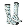 thumbnail image 4 of Lsque Roosters And Plants Printed Crew Socks Men's Women's LightWeight Thin Casual Calf Socks ,Knee High Socks,Cotton Socks, 4 of 9