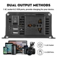thumbnail image 4 of 6000W Power Inverter DC 12V to 110V Car Converter with USB Port LED Display Remote Controller LED Indicator for Car RV Truck Boat Travel Camping, 4 of 7