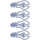 thumbnail image 1 of 100 Uds De Clips De Papel Pequeña Bombilla Marcapáginas De Metal con Forma Especial con Caja De Almacenamiento para útiles Escolares y De Oficina ANGGREK  Otros, 1 of 8