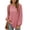 Pink, variant on Fantaslook Blouses for Women Crewneck Long Sleeve Tops Chiffon Pom Pom Shirts Fall Casual