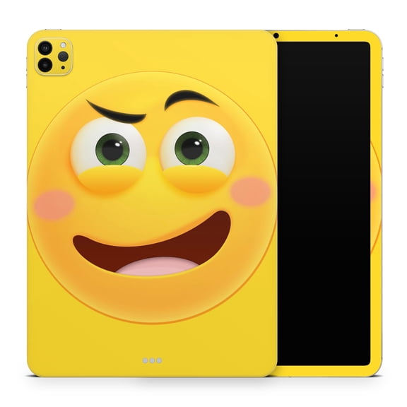 DesignSkinz Smiley Weird Friendly Emoticons Full-Body Skin Decal Wrap Cover for iPad (A1219/A1337)