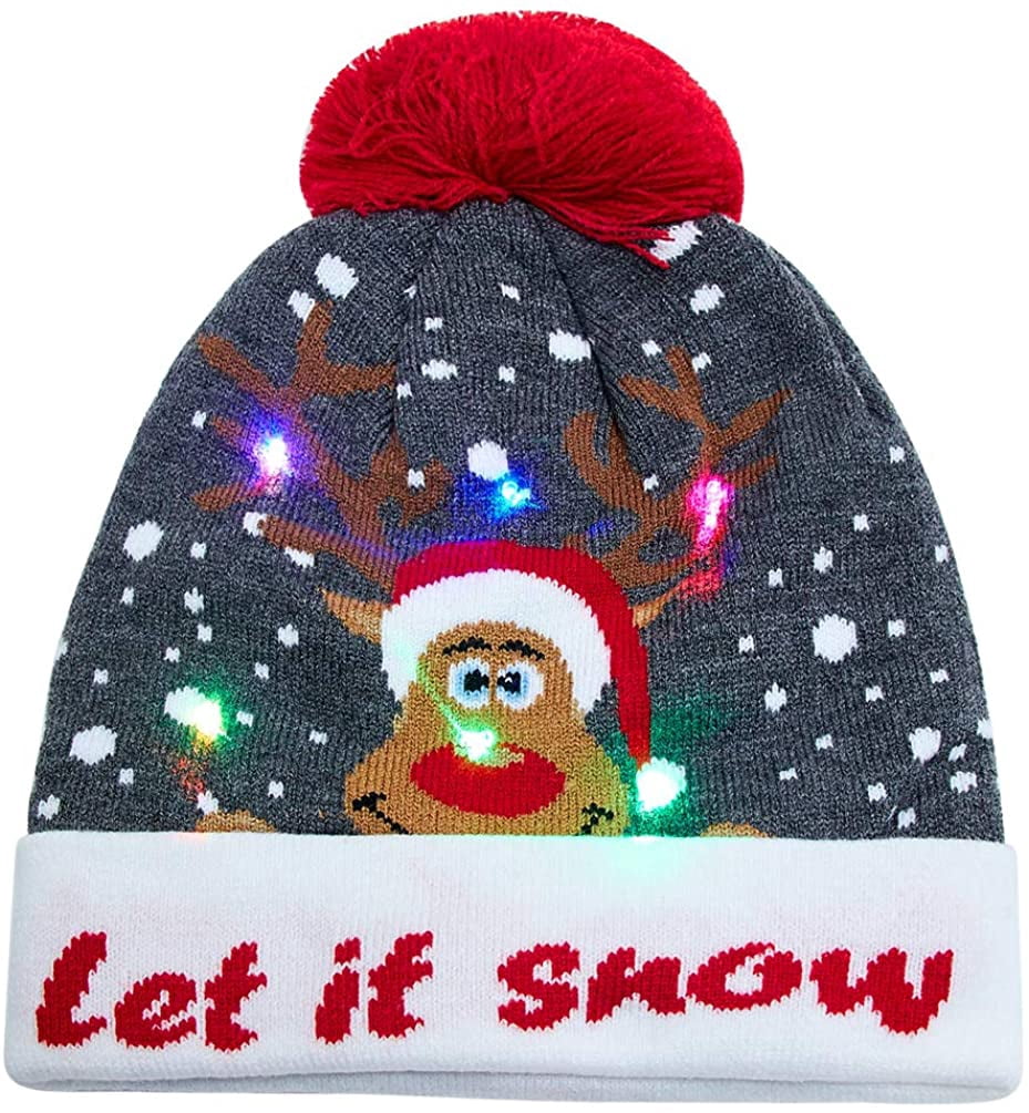 Unisex LED Light-up Ugly Christmas 