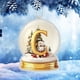 thumbnail image 4 of ¡Rebajas de Temporada!, Bola de cristal amarilla de 26 letras, adorno acrílico para coche, árbol de Navidad, colgante para decoración del hogar Akmoler, 4 of 9
