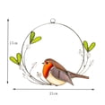 thumbnail image 3 of Colorful Bird Ornament Hanging Window Family Window Pendant Decoration, 3 of 9