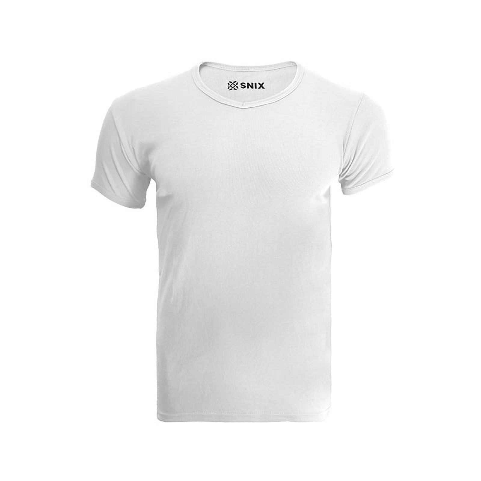 Polera Rib de adulto Cuello V Blanca Talla XXL SNIX Lider.cl