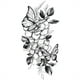 thumbnail image 2 of Fiudx Liquidación De Ahorros De Verano Bocetos Tatuajes Pegatinas Pegatinas Abstractas Flores Rosas, 2 of 2