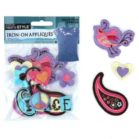 Next Style Applique Value Pack, Peace Love And Icons
