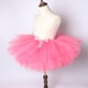 thumbnail image 5 of Falda tutú de color rojo sandía para niñas pequeñas, falda de princesa esponjosa, capas, faldas de baile para fiestas infantiles, falda de tul para niñas, 5 of 5