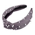 thumbnail image 1 of Diadema de perlas anudadas Unique Bargains estilo Casual para mujeres púrpura, 1 of 7