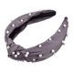 thumbnail image 1 of Diadema de perlas anudadas Unique Bargains estilo Casual para mujeres púrpura, 1 of 7