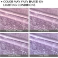 thumbnail image 3 of Design Dreamy Shower Curtain, Flowering Vines in Pastel Cloud Fabric Shower Curtain with Purple Background, Bathroom Decoration Art Painting Shower Curtains, Purple, 71" x 71", 3 of 6