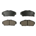 thumbnail image 2 of L88P D617 Front Ceramic Brake Pads For Acura Honda Civic EX Coupe 2-doors 4-Wheel ABS 1993 Integra 1994-1996,1999 GS-R 1997-1998,2000-2001 Si 4-Wheel ABS 1994-1995, 2 of 2