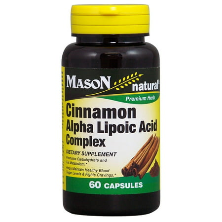 Mason vitamines du complexe cannelle acide alpha-lipoïque Capsules, 60 Ct