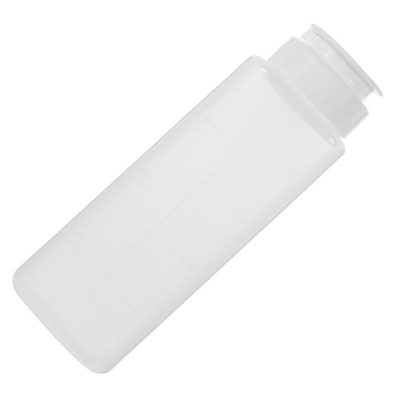 IBASETOY Liquid Dispenser Squeeze Bottle Transparent Condiment Dispensing for Family Cooking 1Pcs