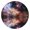 Astronaut, variant on Retro Cactus Elastic Tablecloth - Round Waterproof Cover for 44 Inch Tables, Southwestern Aesthetic Succulent Design, Durable for Restaurants & Events