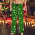 thumbnail image 2 of Hfolob Pants For Men Christmas Mens Casual Pants Pajama Pants With Drawstring Pockets Outdoor Pants, 2 of 4