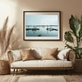 thumbnail image 3 of Boats in Clinton - Clinton Connecticut Photography Black Framed Wall Art Print 24 x 36 inches, 3 of 4