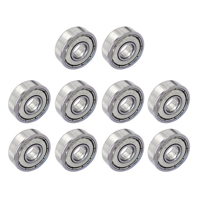 10 Uds rodamientos de bolas 607ZZ rodamientos en miniatura de ranura profunda para monopatín Scooter Wdftyju Libre de BPA