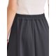 thumbnail image 5 of FALDA A-LINE PARA MUJERES INSPIRE CHIC, CINTURA ALTA, MIDI, CON PLIEGUES, GRIS, PARA OFICINA, 5 of 6