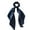 Blue, variant on SPRING PARK Women Ponytail Bow Scarf Bow Hair Rope Ties Scrunchie Ribbon Hair Band