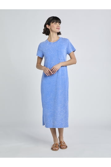 Time and Tru Dresses in Time and Tru | Blue - Walmart.com