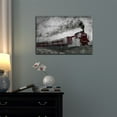 thumbnail image 2 of wall26 - Canvas Wall Art - Vintage Black Steam Train - Gallery Wrap Modern Home Art | Ready to Hang - 24x36 inches, 2 of 3